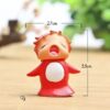 4 Pcs set Kawaii Japan Anime Ponyo on The Cliff Resin Action Figures Gardening Fish Ornament 2 - Ponyo Merch