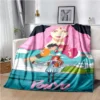 Japanese Ponyo Cartoon Girl Anime Blanket Super Soft Cartoon kawaii Blanket for Travel Bedding Couch Sofa 1 - Ponyo Merch