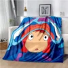 Japanese Ponyo Cartoon Girl Anime Blanket Super Soft Cartoon kawaii Blanket for Travel Bedding Couch Sofa 14 - Ponyo Merch