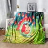 Japanese Ponyo Cartoon Girl Anime Blanket Super Soft Cartoon kawaii Blanket for Travel Bedding Couch Sofa 18 - Ponyo Merch