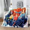 Japanese Ponyo Cartoon Girl Anime Blanket Super Soft Cartoon kawaii Blanket for Travel Bedding Couch Sofa 5 - Ponyo Merch