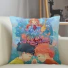 Musife Ponyo On The Cliff Pillowcase Custom Square Pillow Cover Case Zipper Pillowcase 35X35 40x40 45x45cm 1 - Ponyo Merch