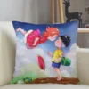 Musife Ponyo On The Cliff Pillowcase Custom Square Pillow Cover Case Zipper Pillowcase 35X35 40x40 45x45cm 5 - Ponyo Merch