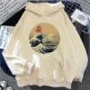 Ponyo hoodies women streetwear Korean style graphic japanese pulls hoddies women Kawaii sweater 6 - Ponyo Merch