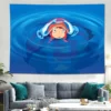 Ponyo on the Cliff Anime Tapestry Wall Hanging Sandy Beach Throw Rug Blanket Camping Travel Mattress 5 - Ponyo Merch