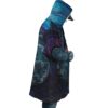 Sea Creatures Ponyo SG AOP Hooded Cloak Coat RIGHT Mockup - Ponyo Merch