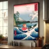 Studio Ghibli Anime Ponyo on The Cliff Posters Waterproof Paper Sticker DIY Coffee House Bar Decor 5 - Ponyo Merch