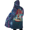 Trippy Ponyo SG AOP Hooded Cloak Coat SIDE Mockup - Ponyo Merch