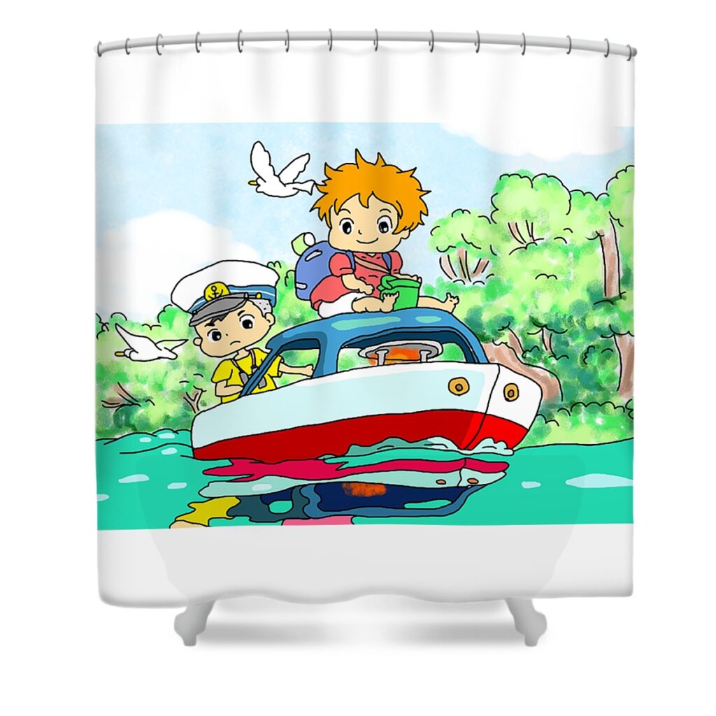 ponyo and sasuke charlie bost transparent - Ponyo Merch